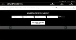 Desktop Screenshot of lexusofwatertown.com